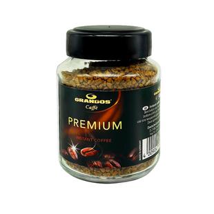 格兰特GRANDOS伯瑞姆黑咖啡粉德国原装进口瓶装速溶冷泡冻干50g