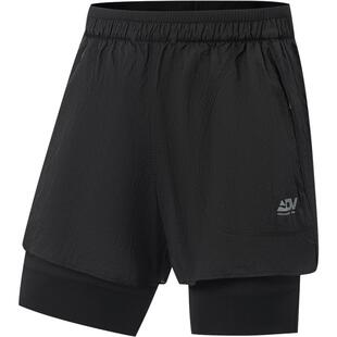 李宁 X NINEPointNINE联名越野跑ADV系列男新款冬季反光运动裤子