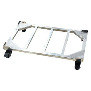 加厚不锈钢冰箱展示柜底座承重移动底座周转箱带轮子底座架托架可