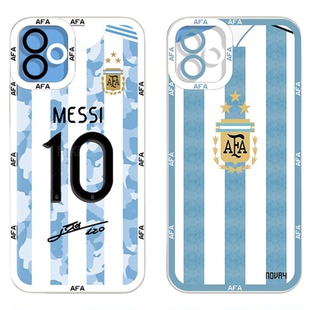 新款三星阿根廷国家队梅西适用于苹果16plus/17Air三颗星17手机壳iPhone14/13/12promax足球11透明