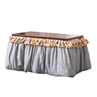 晨星家用折叠实木烤火架冬天长方形1.2米取暖桌多功能竹烤火桌子