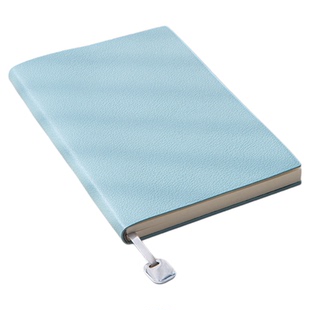 重磅加厚a5笔记本子荔枝纹软皮面定制可印logo商务办公会议记录记事本女大学生学习考研考试a6横线空白盖章本