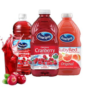 进口优鲜沛OceanSpray蔓越莓汁果汁饮料瓶装鸡尾酒网红饮品批发