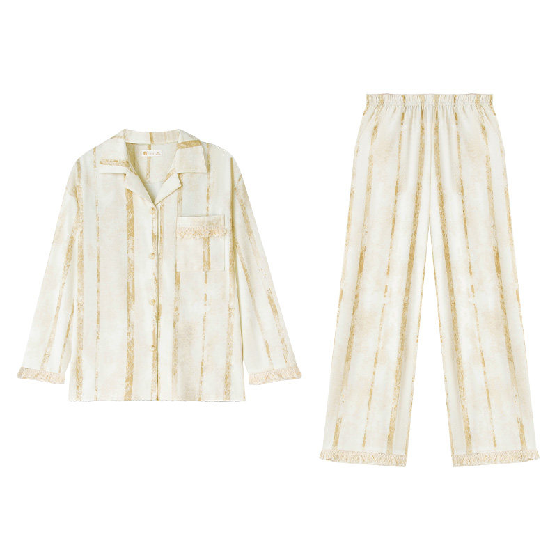 妮狄娅女柔软棉春秋季家居服套装