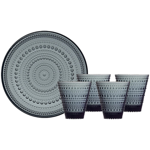 【乔迁礼物】Iittala芬兰露珠水晶玻璃餐具碗盘水杯套组