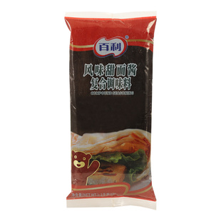 百利甜面酱1kg*12袋老北京烤鸭酱鸡肉卷手抓饼烧烤酱商用炸酱面酱