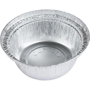 肯麦多烧烤猪脑花锡纸盒空气炸锅专用一次性打包锡纸碗商用铝箔盒