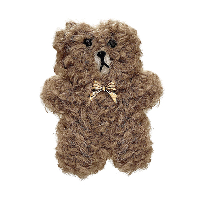 可爱日系毛绒小熊bb夹