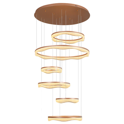 AOPLE轻奢金色灯具客厅灯大吊灯