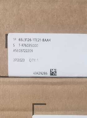 【询价】6SL3126-1TE21-8AA4未拆封适用