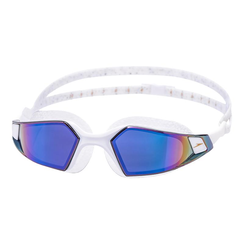 speedo/速比涛泳镜女大框舒适游泳装备镀膜防水防雾高清游泳眼镜
