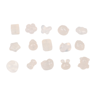 天然玛瑙玉髓小配件小滴溜diy手链饰品18k包金万能扣提溜玉石吊坠