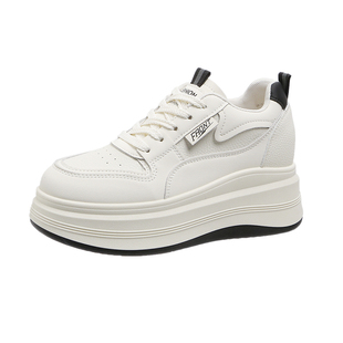 2025春季新款内增高小白鞋女厚底小个子板鞋爆款百搭休闲运动女鞋