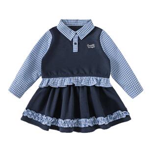 女童套装2026春季儿童衣服新款童装小女孩洋气裙子超好看时髦春装