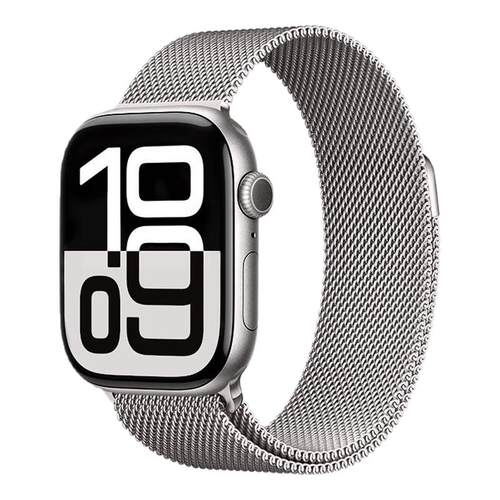 【官方款】适用苹果S10手表带S8米兰尼斯金属磁吸iwatch11表带ultra3透气se运动创意男applewatch7/6/5女款夏