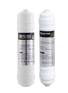 净水器滤芯2分快接小大T33纯水机超滤直饮机后置活性炭改善口感