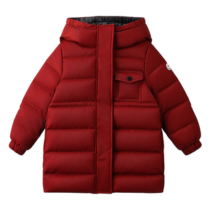 ask新年拜年服儿童羽绒服2025冬季新款女童保暖羽绒外套