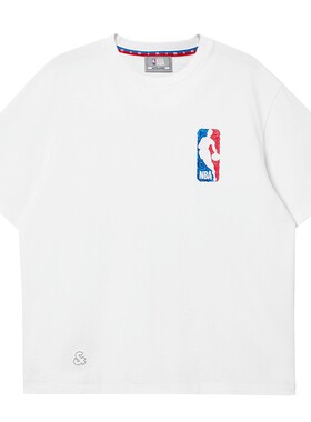 【NBA联名】杰克琼斯男装夏季新款纯棉重磅休闲宽松圆领短袖T恤