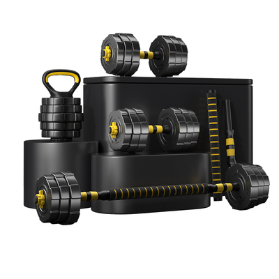 佑美哑铃男士健身家用锻炼器材可调节重量男杠铃运动套装壶铃宿舍