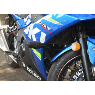 适用于铃木GSX250R -A保险杠GSX250护杠防摔胶一字杠特技杠改装