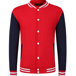 棒球服定制卫衣diy印字logo定做学生班服外套男女工作服订制衣服