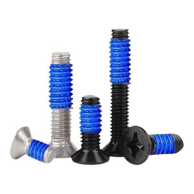 深圳沉头十字点胶螺丝涂胶加胶