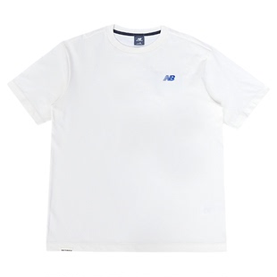 New Balance NB夏季新款男宽松休闲短袖百搭白色T恤MT61L44E-SST