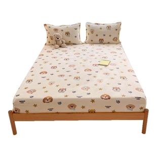 冬季牛奶绒床笠单件2025新款加绒床单套床罩珊瑚绒全包床垫保护罩