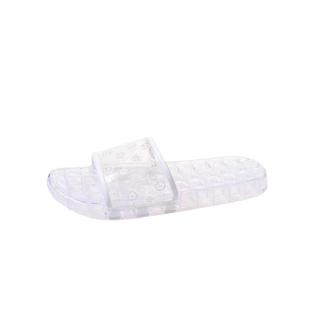 时尚家居透明凉拖鞋女2024夏季新款室内防滑洗澡水晶沙滩凉鞋软底