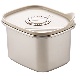 304不锈钢冻肉分装盒食品级冰箱冷冻保鲜一周备菜专用整理收纳盒