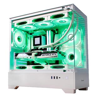 航嘉GX760M/GX760A天选人海景房机箱电脑台式机matx水冷侧透DIY