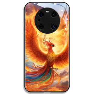 九紫离火运适用华为mate80pro手机壳国风pura70玻璃nova15pro转运60p凤凰荣耀x60i玄学500好运x70招财magic8p