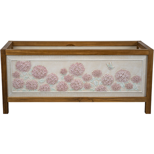 匠心坊中式庭院造景布置户外花箱大花盆阳台种植箱花园花坛摆件