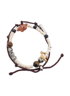 XMR独特设计感星星狗狗叠戴手链