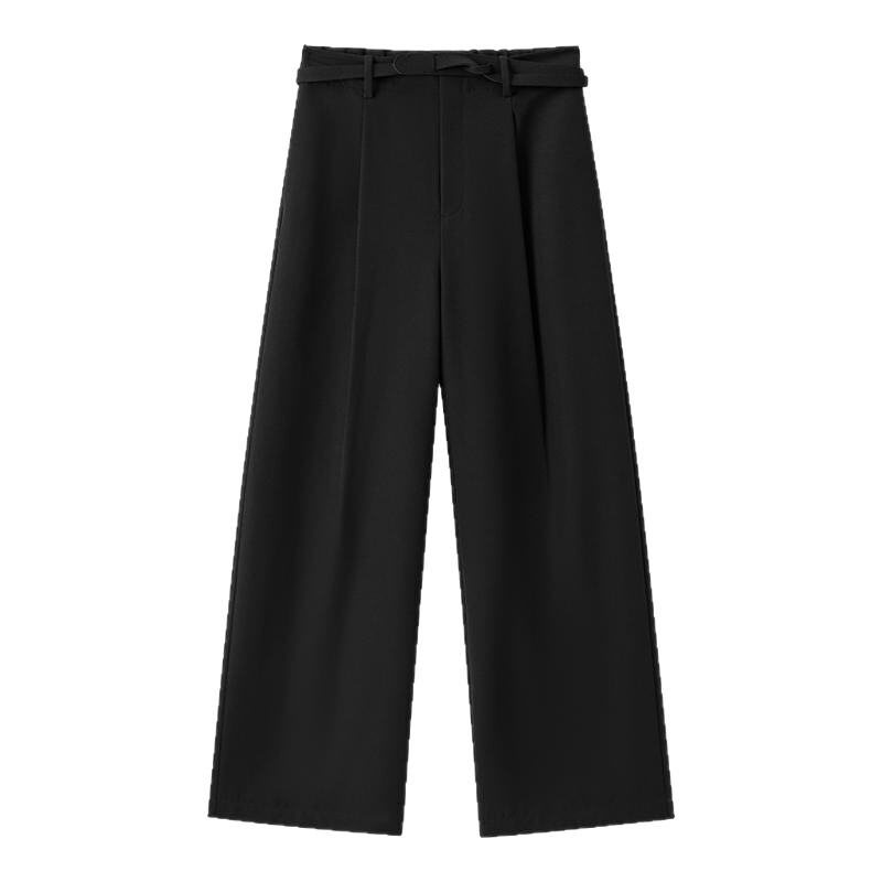 播春季宽松阔腿西装裤女轻职场休闲裤BDS1KD1493