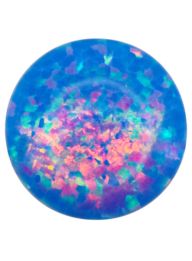 圆形平底合成澳宝op74欧泊石