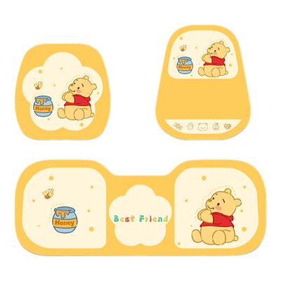 可爱小熊夏季卡通后排车垫透气