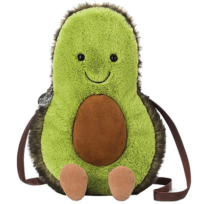 顶流苏格兰狗狗云朵毛绒斜跨背包