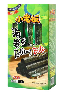 小老板海苔卷营养健康27G