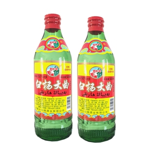 白杨大曲酒50度500ml x6瓶/箱 支持试喝1瓶退货包邮