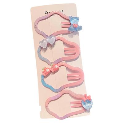 儿童刘海云朵bb夹女童不伤发