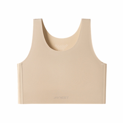 Janest/简态无痕束胸衣粉底液隐形内衣女大胸显小显瘦背心冬季cos