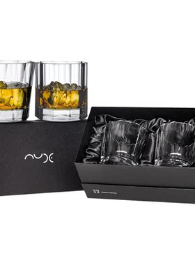 努德威士忌杯2只对杯4只礼盒套装