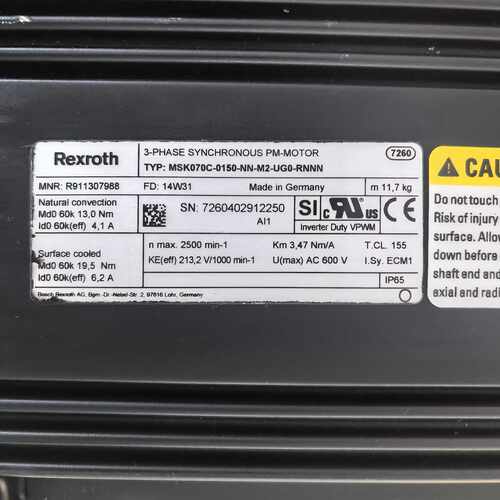【议价-可维修】 REXROTH MSK070C-0150-NN-M1-UG0- 伺服电机 /均