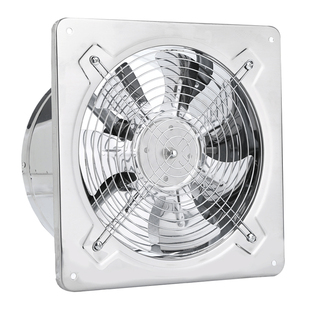 六奥不锈钢排气扇厨房换气扇家用排油烟强力排风扇墙式窗式抽风机