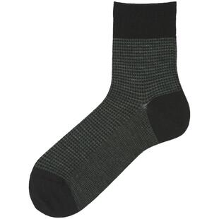 Tabio袜子男美利奴羊毛袜舒适透气日系中筒袜商务袜日常百搭男袜