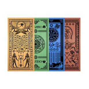 星之所在 神话彩箔书签 埃及凯尔特北欧希腊罗马神话金银箔纸书签