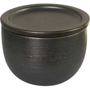 小葵川町屋 日本信乐烧山庄陶瓷蒸饭器存饭罐剩米饭保鲜微波加热