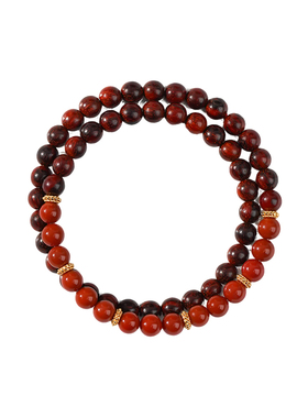 山川心语凉山瓦西南红玛瑙手链