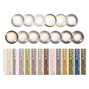 【清仓特惠】envie梨花美瞳日抛10片女小直径彩色近视隐形眼镜